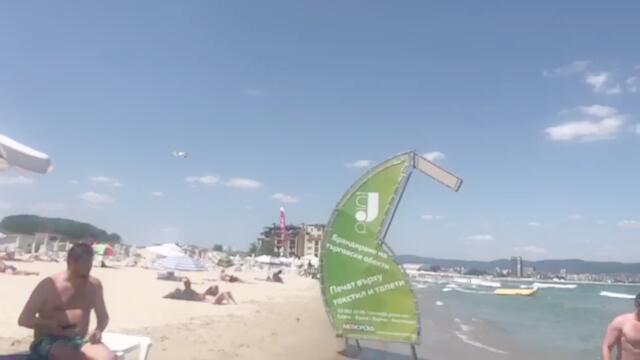 Плажа на Слънчев бряг - Летен сезон 2020 юли (ВИДЕО)