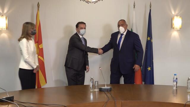 Премиерът г-н Бойко Борисов се срещна с министъра на външните работи на Република Северна Македония Буяр Османи