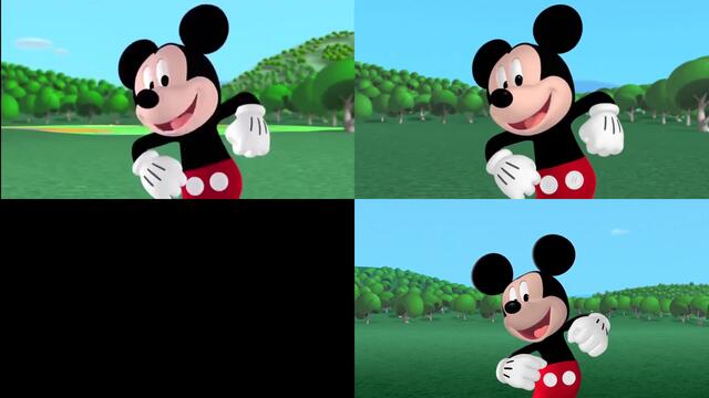 Mickey Mouse Clubhouse intro comparison