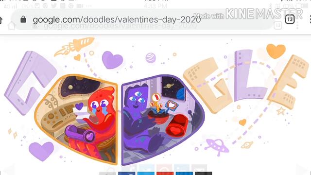 14-ти 2020 Ден на влюбените св. Валентин ! Valentine's Day 2020  Google Doodle Celebrates Valentine's Day