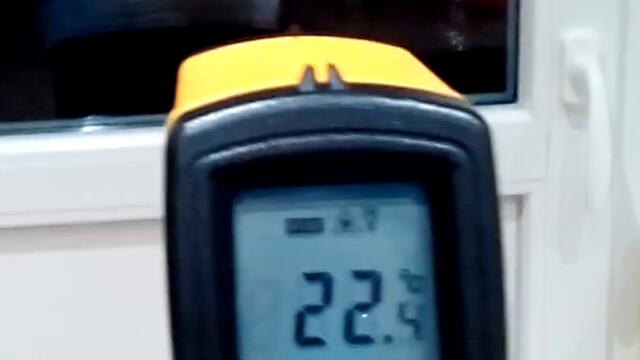 Стъклопакет 40мм. троен с 2 К-стъкла+1 бяло,  срещу термопанел 40мм. (2016)