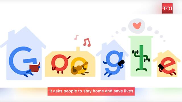 Covid-19_ Google urges people to stay home, encourages social distancing with a Doodle