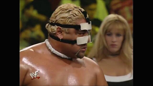 WWF Kurt Angle & Rikishi vs. Steve Austin Main Event (Raw 06.11.2000)