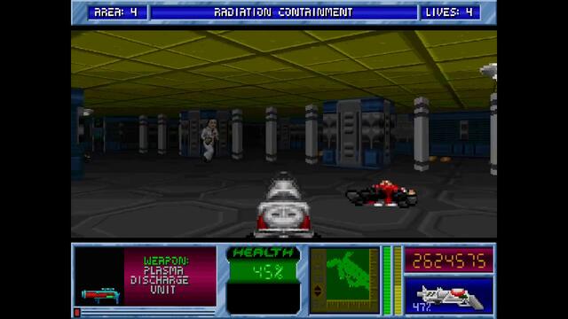 Blake Stone Planet Strike HD - Area 04 Radiation Containment - Veteran - All Secrets [MS DOS]