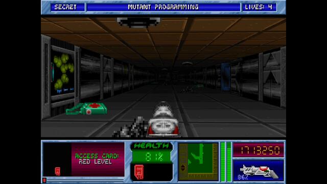 Blake Stone Planet Strike HD - Area 21 Mutant Programming   Veteran   All Secrets [MS DOS]