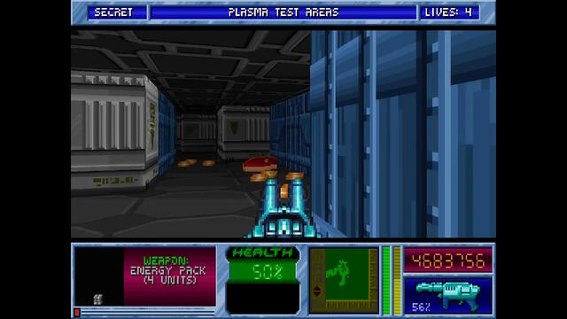 Blake Stone Planet Strike HD - Area 22 PlasmaTest Areas   Veteran   All Secrets [MS DOS]