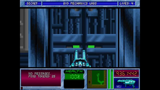 Blake Stone Planet Strike HD - Area 23 Bio Mechanics Labs - Veteran - All Secrets [MS DOS]