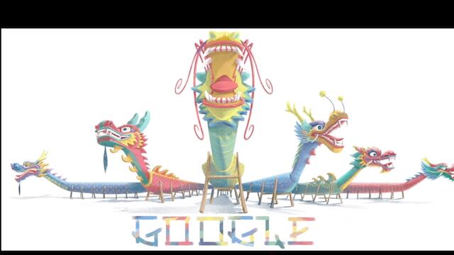 С Google празника на драконовите лодки 2020 Google Doodle Dragon Boat Festival Doodle 2020