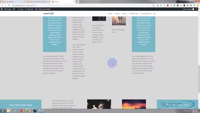 Divi Theme Full Width Specialty Section 👈