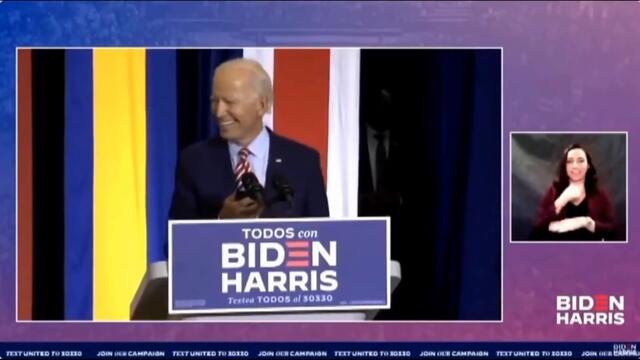 Biden Plays 'Despacito' On His Phone In Sad Panderfest