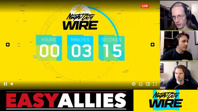Cyberpunk 2077 Sep Night City Wire - Easy Allies Reactions
