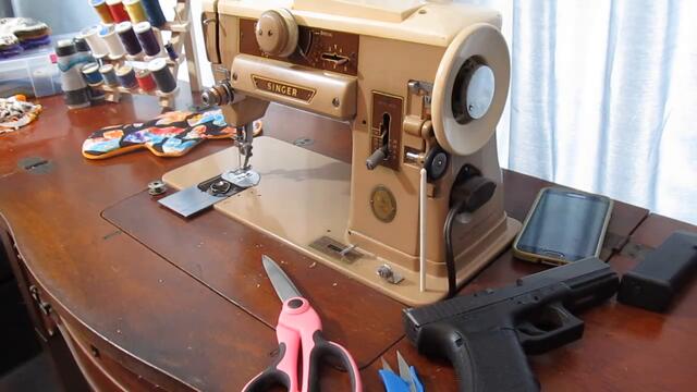 How I Thread My 1951 Singer Model 401A Sewing Machine