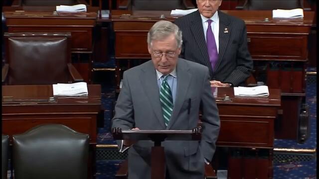 McConnell Speaks About Obama's Supreme Court Nominee