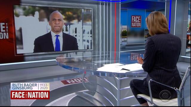 Booker: GOP doing "tremendous" damage to Senate in rush to fill Ginsburg's seat