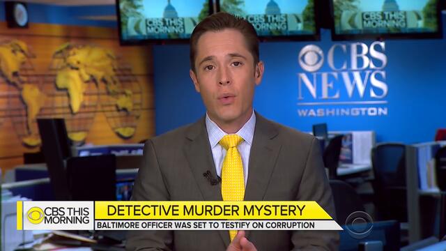 Baltimore officer killed a day before testifying in corruption case