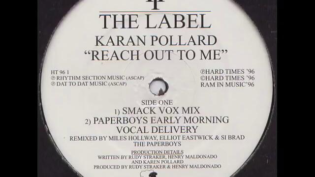 Karan Pollard - Reach Out To Me - Paperboys Early Morning Vocal Delivery