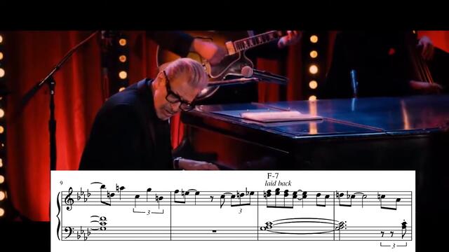 Jeff Goldblum's Solo on ''Cantaloupe Island'' (Transcription)