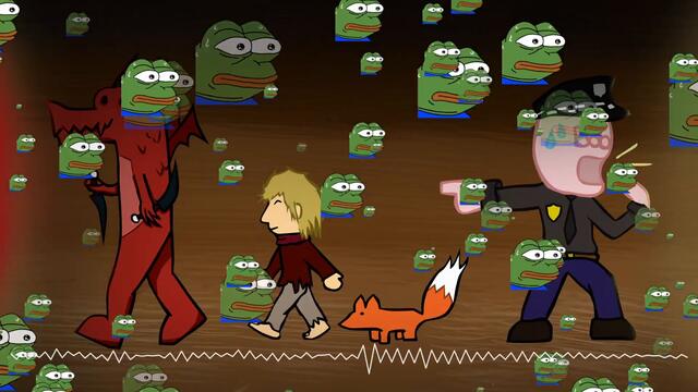 D'ahc finds a child MonkaS remix by Probably Bob