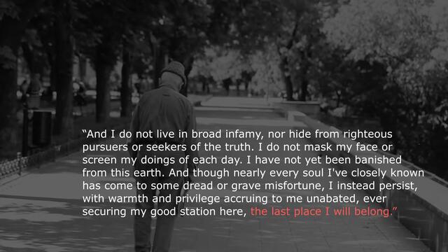 Facing the ghosts of the past in "A Gesture Life"