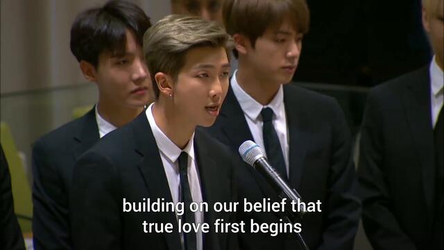 BTS speech at the United Nations | UNICEF