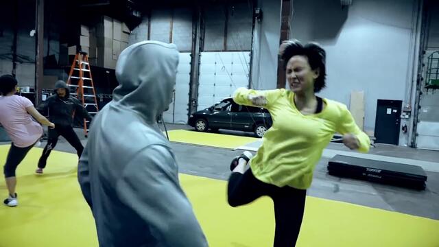 Power Rangers Cliff Fight Previz