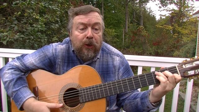 Willard Losinger Performs "Old Black Joe" by Stephen Foster, with Guitar Accompaniment