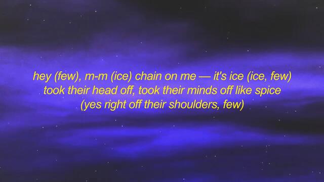 MORGENSHTERN - ICE (English Lyrics) aye mm mm ice