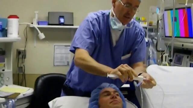 Guy knocks himself out with propofol for surgery