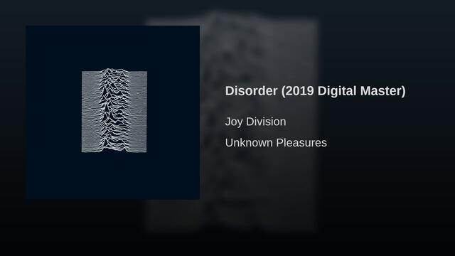 Disorder (2019 Digital Master)