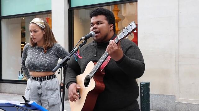 OMG HIS VOICE IS UNIQUE- Michael Jackson - Billie Jean | Allie Sherlock & Fabio Rodrigues