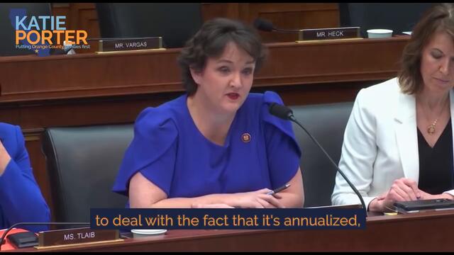 Rep. Porter questions CFPB Director on what an APR is