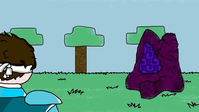 ANIMATION OF MINECRAFT WITH SAPNAP - DREAM LIVING A NIGHTMARE