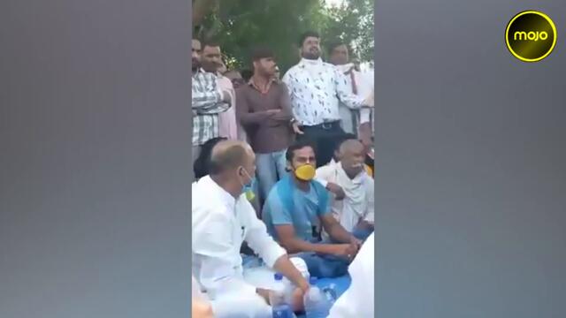 Protest Meet Led By Thakurs In Hathras, Denies Allegations Against The 4 Men