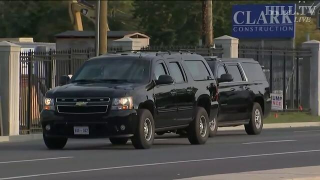 NEW VIDEO: President Donald Trump makes a SURPRISE visit to supporters outside of Walter Reed