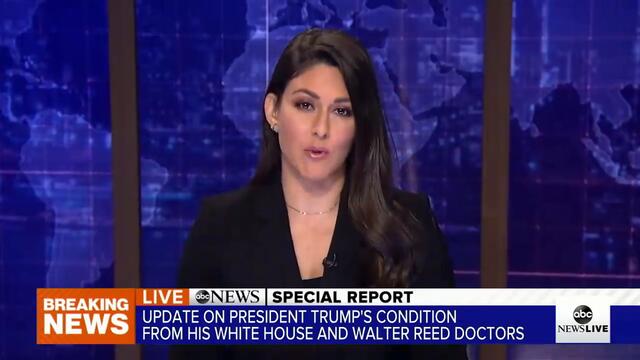 President Trump briefly leaves Walter Reed to greet supporters