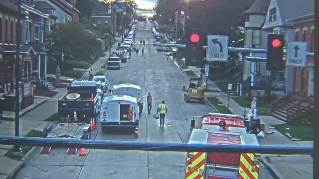 Traffic camera captures Dubuque house explosion from gas leak