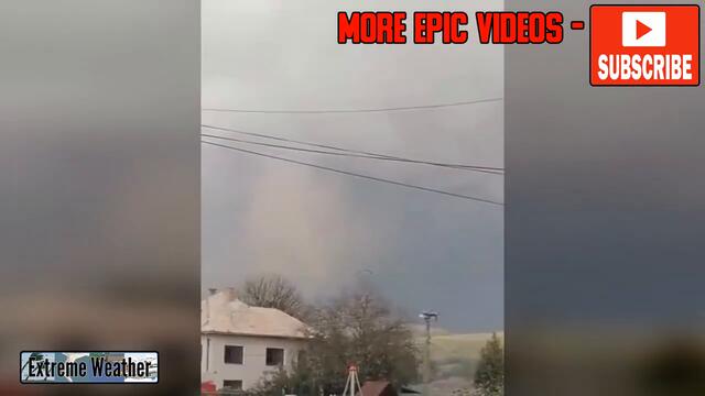 Tornado hits Antwerp , Belgium. eyewitness videos / EXTREME WEATHER caught on  camera