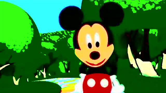 Mickey Mouse Clubhouse Theme Cream Duz Effect