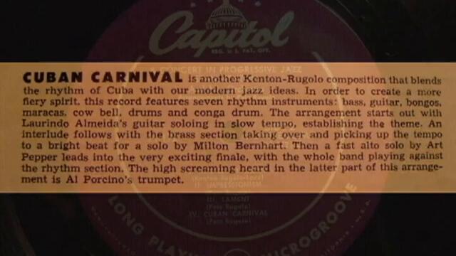 10" LP: Cuban Carnival - Stan Kenton and his Orchestra, 1947 - Capitol Album H-172