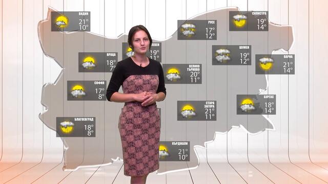 Прогноза за времето за 10 октомври