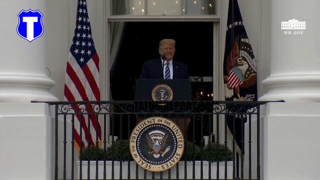 President Trump Thanks Brandon Tatum & Candace Owens at a Peaceful Protest for Law & Order
