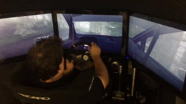 Rally driver plays DiRT Rally