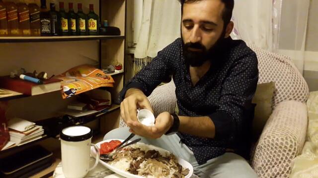 MUKBANG pirinç pilavı sığır eti