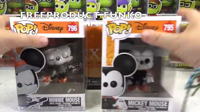 Disney Pixar Minnie Mouse, Mickey Mouse, Woody and Sulley Halloween Funko POP