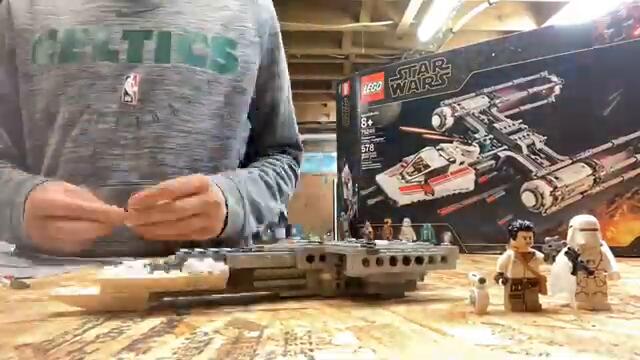 LEGO Star Wars Y Wing Time Lapse Build