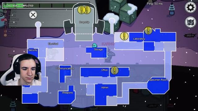 ПОБЕДИХ КАТО IMPOSTOR 3 ИГРИ ПОДРЕД В AMONG US ?!