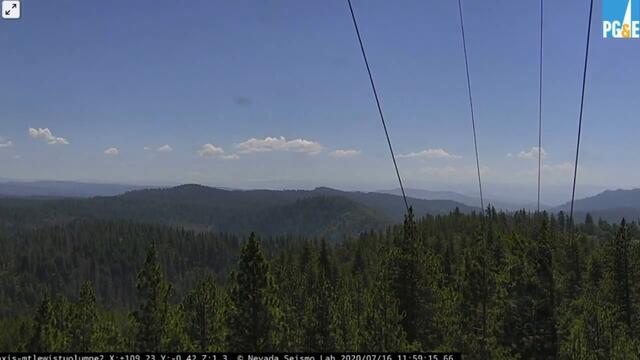 Severe Hailstorm Drenches Lake Tahoe - Time Lapse  7/16/2020