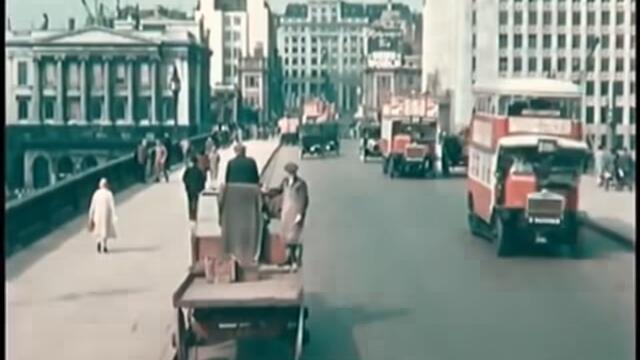 The earliest known original colour film of London in 1924