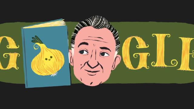 Писателят Джанни Родари  почитаме днес с Гугъл! Gianni Rodari 100 години от рождението на Джанни Родари с Google Doodle