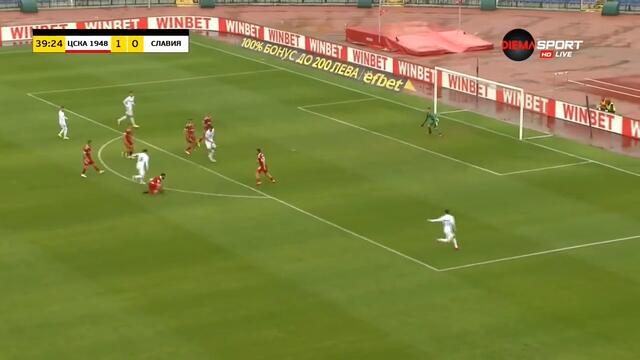 ЦСКА 1948 - Славия 5:1;  ЦСКА 1948 разби Славия